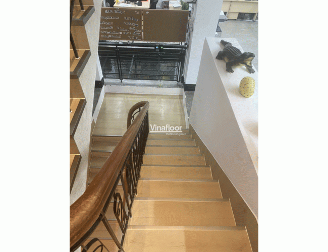 Công Trình Thi Công Sàn Cầu Thang Cafe Milano 